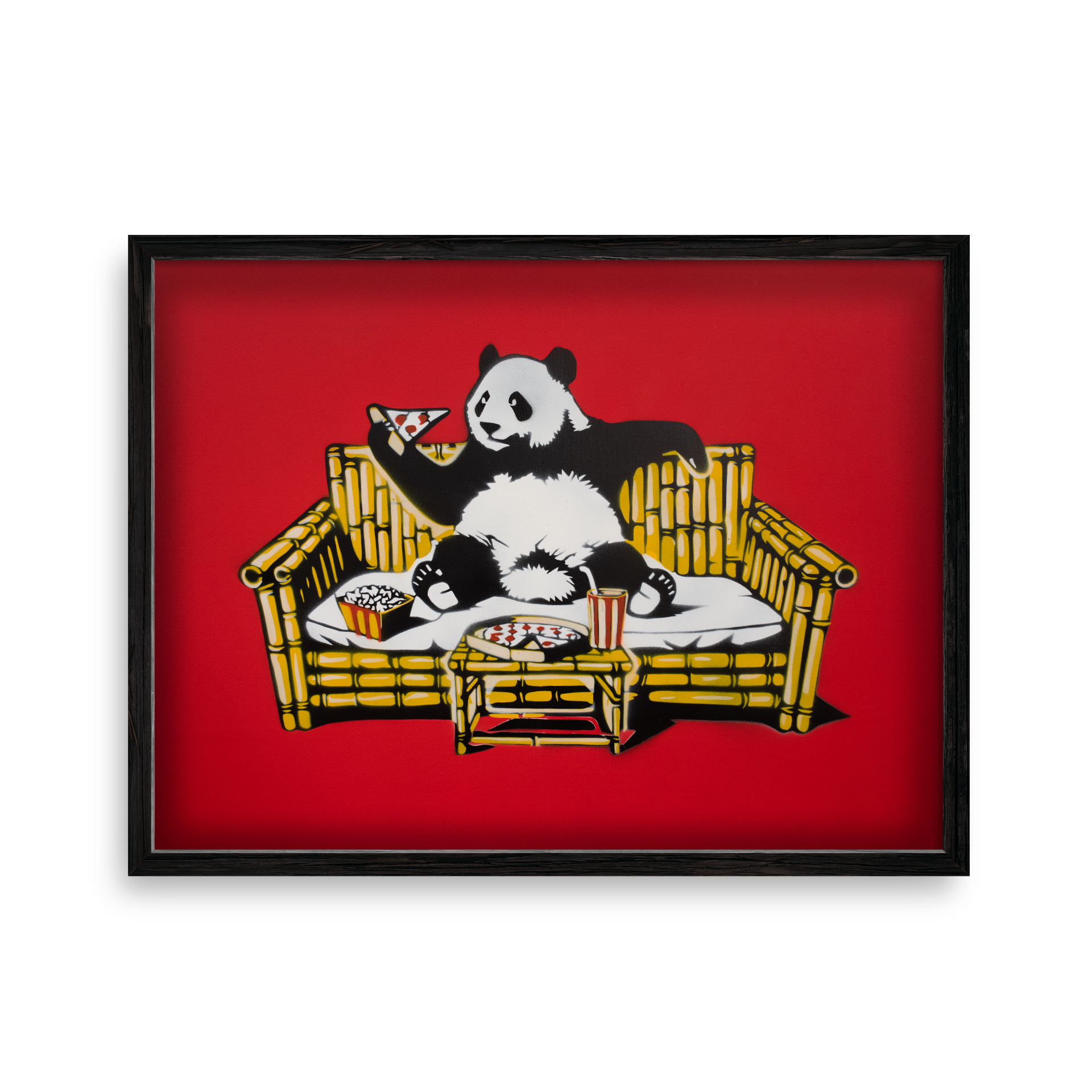PANDA PIZZA PARTY - RED – Zen Xander